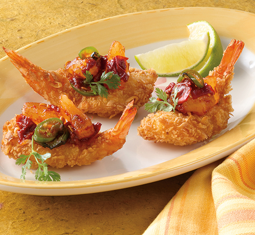 Coconut and Pineapple Shrimp Recipe is Festive